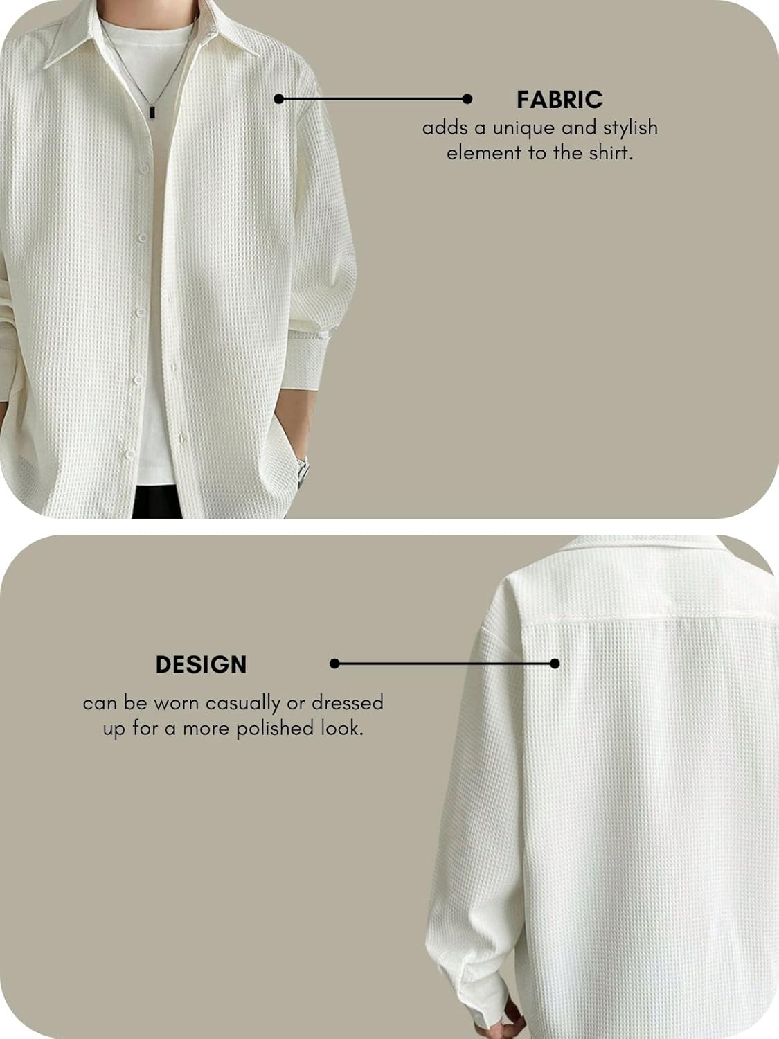 Casual Stylish Polycotton Regular Formal Shirt | Relaxed Fit Textured Shirt For Mens