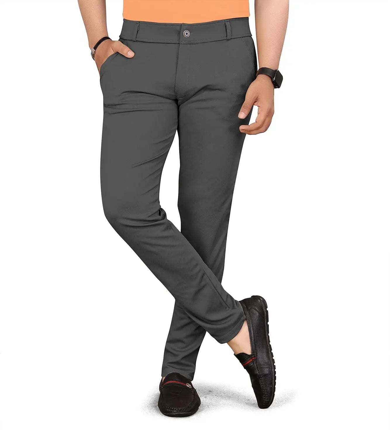 men's formal trousers with lycra