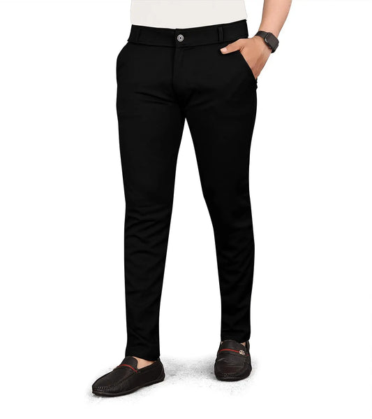 Black And Khaki Combo trouser pants