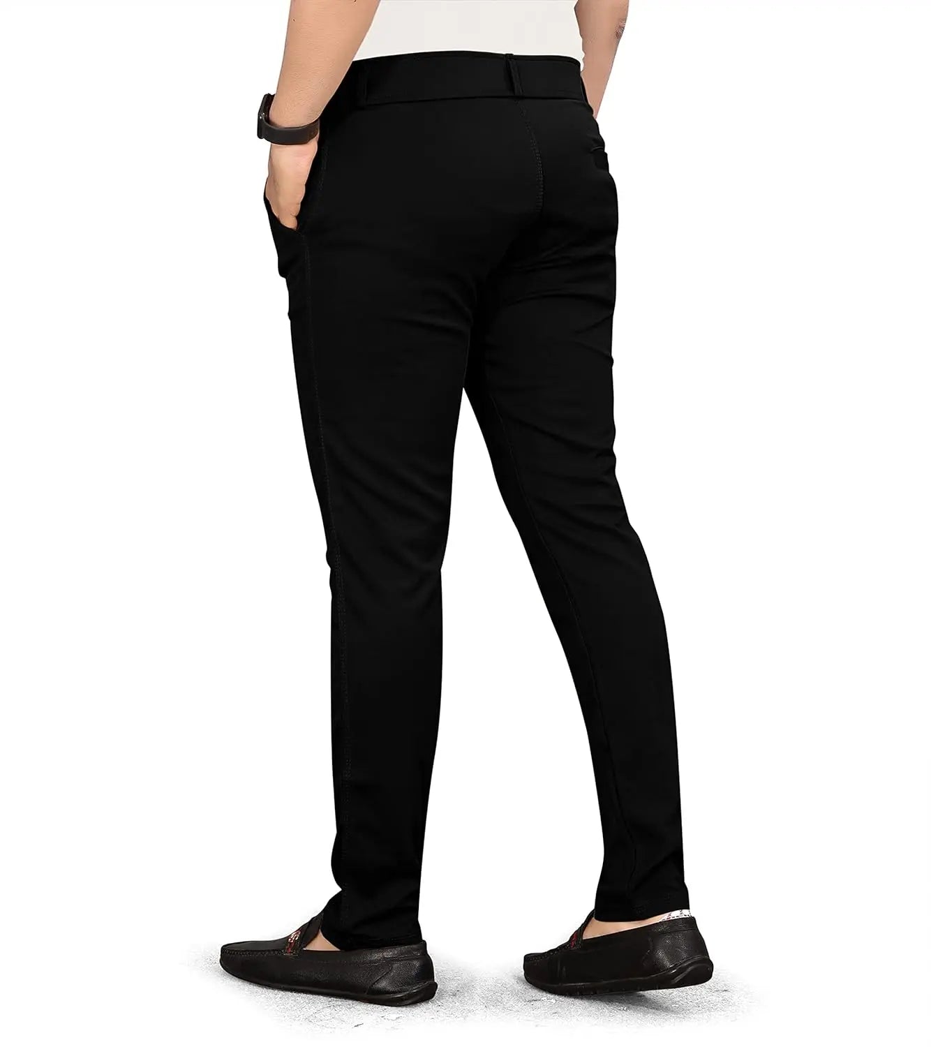 Black And Khaki Combo trouser pants
