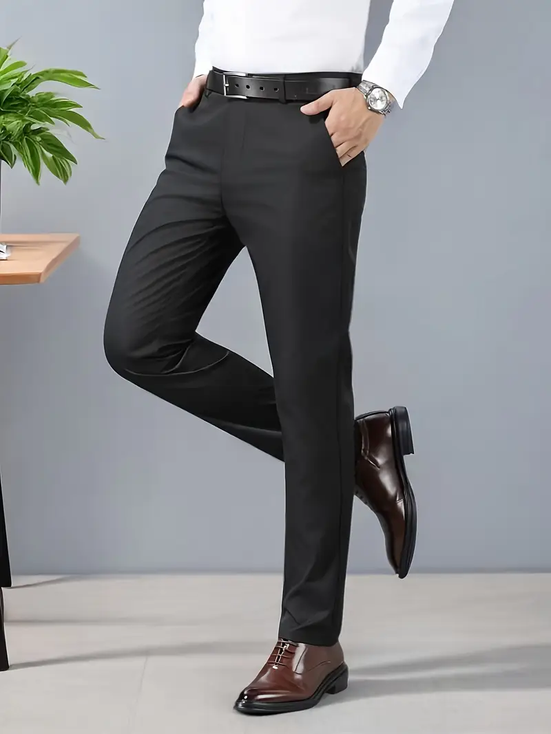 Black And Light Grey Trouser Pants Combo For Men (Pack Of 02)