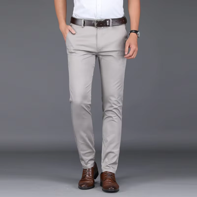 Light Grey And Black Trouser Pants Combo For Mens (Pack Of 02)